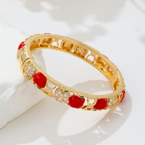 Image of Ethlyn Gifts for little girls Gold Plated Colorful Openable Kids Baby Girls Bangles Bracelets Birthday Gifts for 2years 4 years 5 years old girls
