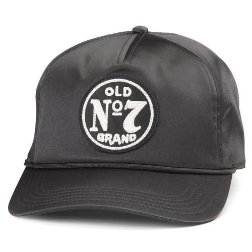 Image of AMERICAN NEEDLE Jack Daniel's Whiskey No. 7 Officially Licensed Merchandise Unisex Adjustable Baseball Hat