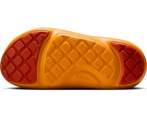 Nike Aqua Swoosh Little Kids' Sandals (FN0876-800, Orange Peel/Picante Red/Orange Peel)4