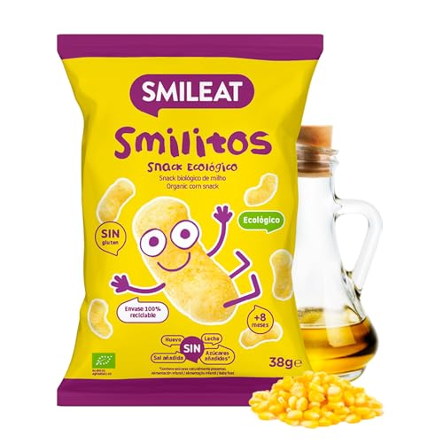 Smileat Smilitos Snack Ecológico de Maíz, 38g