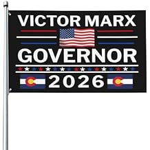 Victor Marx For Governor Of Colorado 2026 3x5 Ft Flag Yard Garden Banner