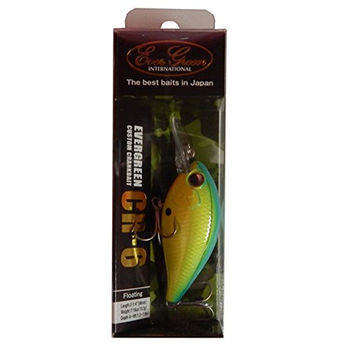 Leurre Daiwa CR-6-28 Evergreen Bleu Dos Chart pour la pêche aux carnassiers