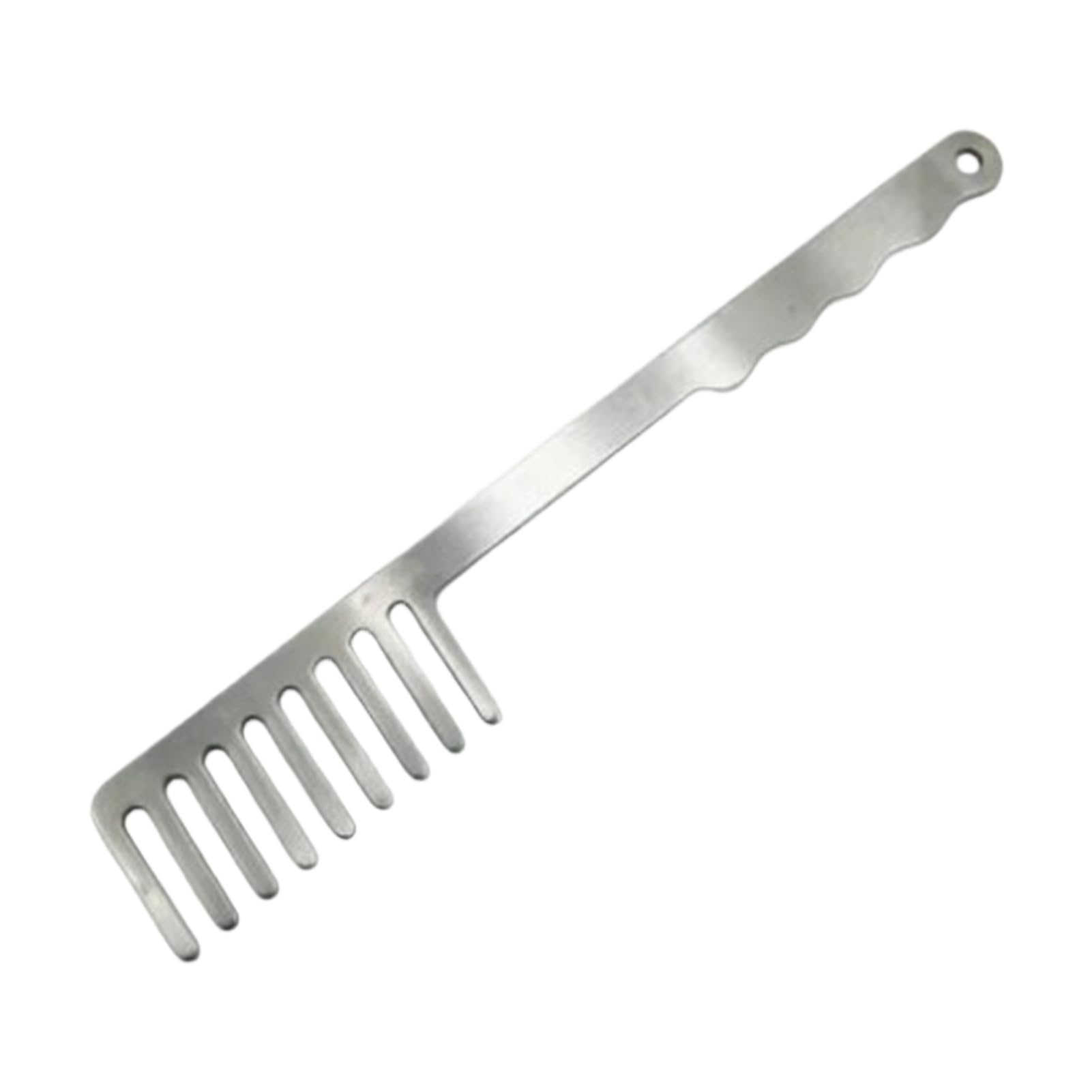 Stainless Steel Spaghetti Comb Ergonomic Pasta Server Creative Pasta Portioning Tool for Separated Noodles Heat-Resistant