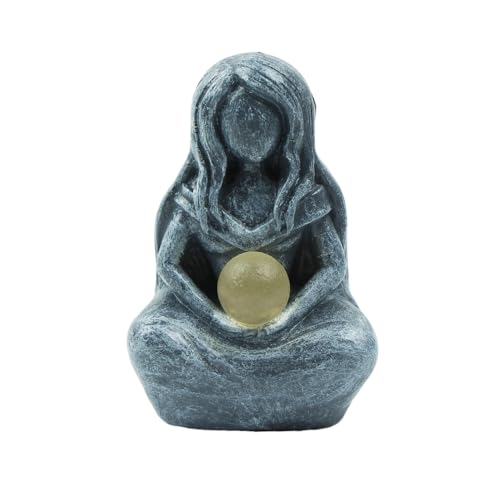SHIDXIB 1Pcs Gorgeous Moon Goddess Statue Ornament for Home Office Garden Ornament
