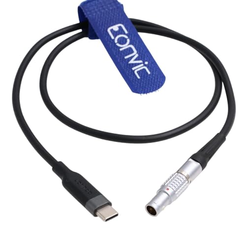 Câble d'alimentation USB-C vers 7 broches mâle pour DJI Ronin RS3 RS4 et Tilta Nucleus-M 50cm