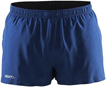Craft Sportswear Men's Focus Running Training Short Race Shorts: dryfit/cool/lightweight/protection/sun/athletic/athleisure/quick/wicking/fitness/workout/performance/exercise/trail, Deep, X-Large
