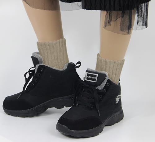 Image of BomKinta Boot Socks for Women Winter Solid Thick Warm Socks Cozy Crew Socks Christmas Gift
