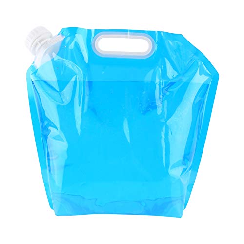Jacksking Bolsa de água não tóxica de 5 l, recipiente seguro para tanque de água, para acampamento a