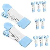 Pinza para ropa: estas prácticas pinzas para ropa se pueden utilizar en dormitorios, baños, balcones, patios, etc.