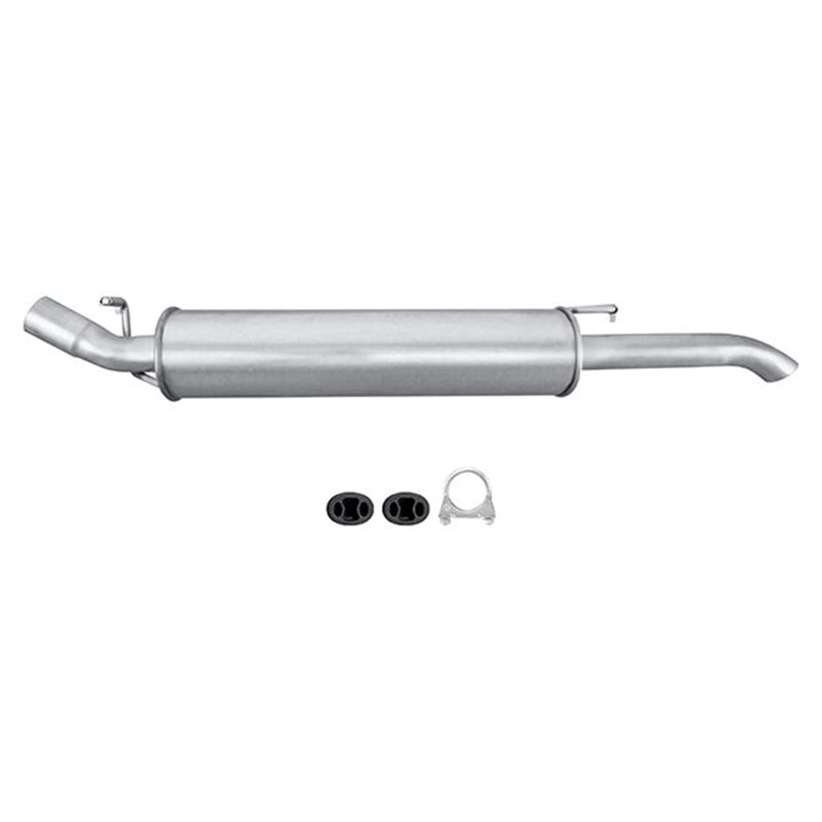 HELLA 8LD 366 030-951 Tłumik końcowy - Easy2Fit® Kit - z tyłu - jednoczęściowy - Komplet z elementami do montażu