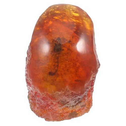 Homoyoyo Fossilized Scorpion Specimen Unique Stone Decor Insect Ornament Home Decor Resin Insect Sample