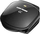 George Foreman 2-Serving Classic Plate Electric Indoor Grill and...
