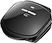 George Foreman 2-Serving Classic Plate Electric Indoor Grill and Panini Press, Black, GR10B