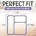 [2 Pack] Lid Seal Gasket For OmieBox - Exact Fit Replacement Part For Kids Bento Lunch Box With Insulated Food Container - 100% Food-Safe Silicone Rubber (Purple) - Lunch Box NOT Included