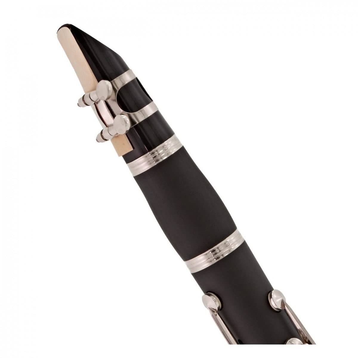 Gear4music Clarinete para principiantes en Si bemol con estuche rígido, cañas y accesorios - Clarinete para estudiantes en Si bemol