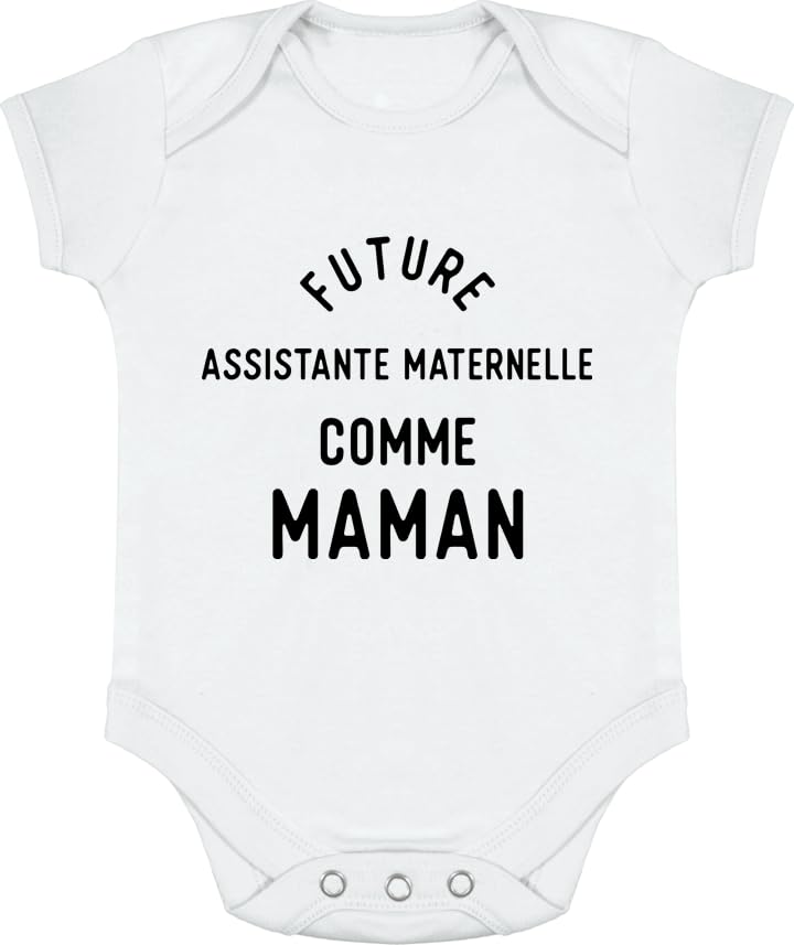 Body bébé Future Assistante Maternelle comme Maman fierté familiale