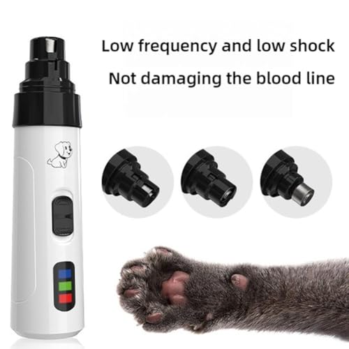 2025 Silent Grind Pro for Dogs, New Silent Groom Pro Nail Grinder, Rechargeable USB Charging Pet Nail Grinder for Dog Nail Grinders, Pet Paws Grooming Smoothing Tool - Image 5