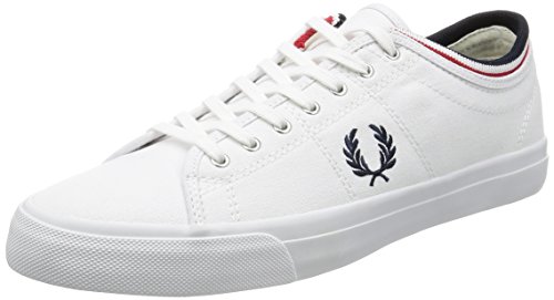 ［フレッドペリー］ スニーカー KENDRICK TIPPED CUFF CANVAS 100WHITE 28 cm D