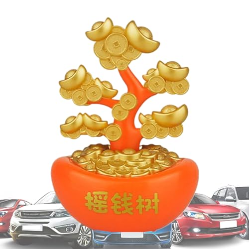 de Coche para salpicadero, Adorable diseño Solar de árbol de Dinero, de Tablero para automóviles, para camioneta, Remolque, camión, sedán