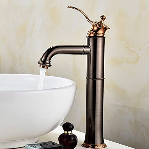 Robinet de Lavabo Anti-Fuite en Laiton pour Remplacer un Vieux Mitigeur de Salle de Bain