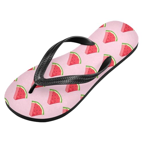 Burbuja Slices Of Watermelon Flip Flops for Women Men, Soft Thong Sandals Rubber Slippers for Pool Beach Essentials2