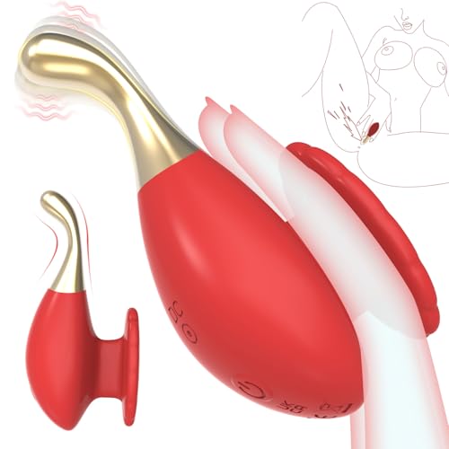 Clitoral Vibrator Sex Toys for Women - Female Clitoris Squirting Vibrators Finger Clips Stimulator with 10 High-Frequency Vibration Modes Dildo Vagina Nipple Massager Adult Toys for Couples Sex Play