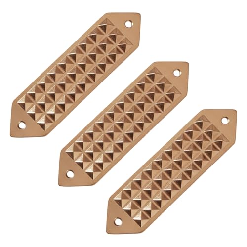 Image of Copper 27 Pyramid Strip |Size- 4Inch |Weight of 1 Pyramid Strip - 72gm Approx |Strip with Pyramid Design for Correcting Corner | Home & Spritual Decor | Vastu Remedy Tool |Pack of 3