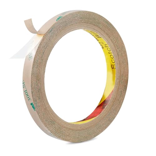 Hasaky 300LSE Double Side Tape Heavy Duty 36ft, Clear Mounting Tape Removable for Scrapbook,Transparent Sticky Tape Picture Hanging Strips, Adhesive Tape for LED Poster Art Craft