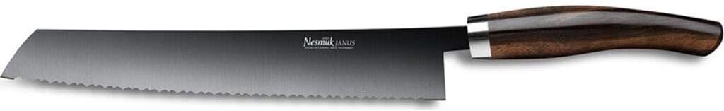 Nesmuk Janus Bread Knife - Makassar Ebony