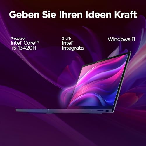 Lenovo IdeaPad Slim 3i Laptop | 15.3 WUXGA Display Entspiegelt | Intel Core i5-13420H | 24GB RAM | 1TB SSD | Intel UHD Grafik | Win11 | QWERTZ | Cosmic Blau | 3 Monate Premium Care