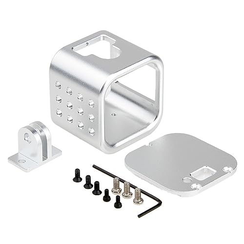 ZEZEFUFU Carcasa de aleación de aluminio CNC Shell Box Frame Mount Case para GoPro Hero 4/5 Session Accesorios