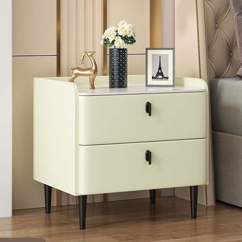Table de chevet minimaliste pour une chambre épurée et relaxante