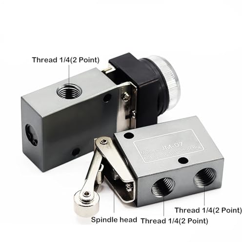 Vanne pneumatique à commande manuelle JM-06 vannes 3 voies - 5