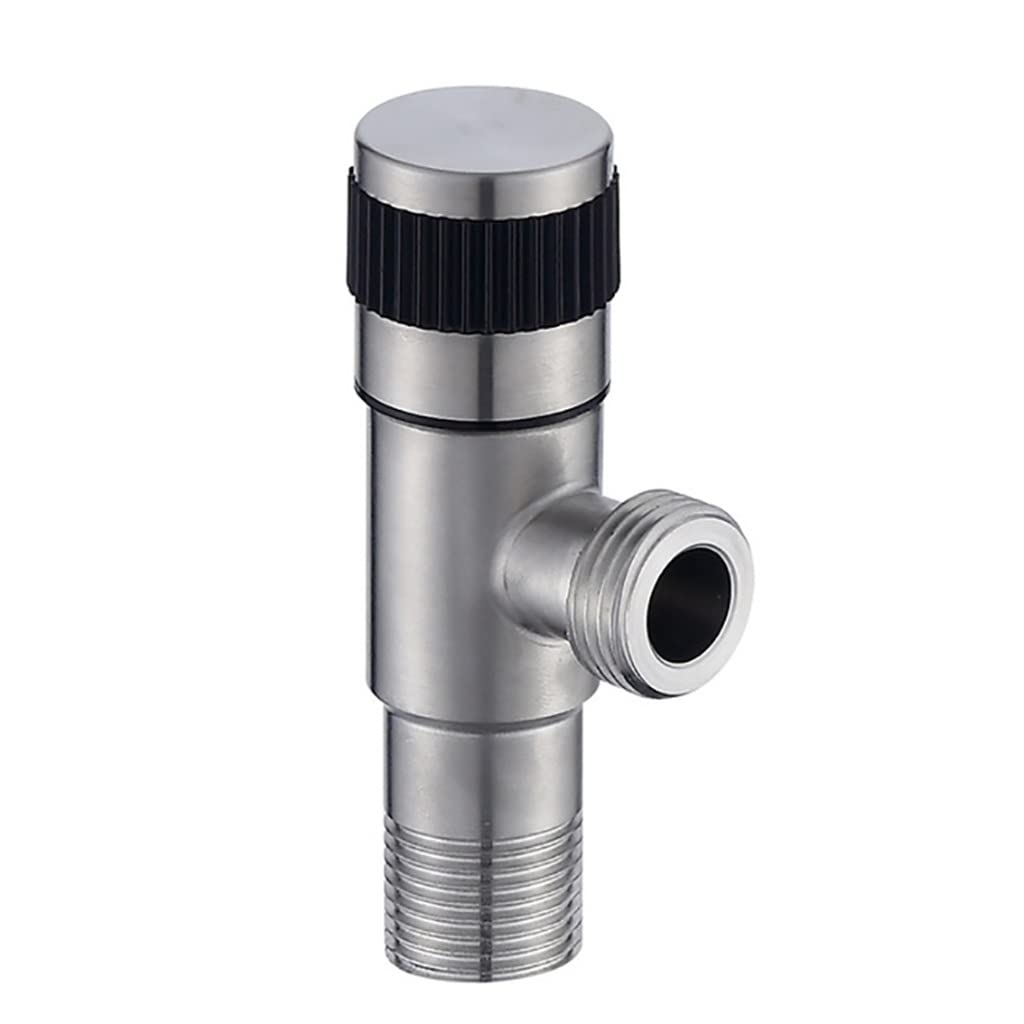 Vanne d'arrêt d'angle en acier inoxydable 304 pour évier et WC