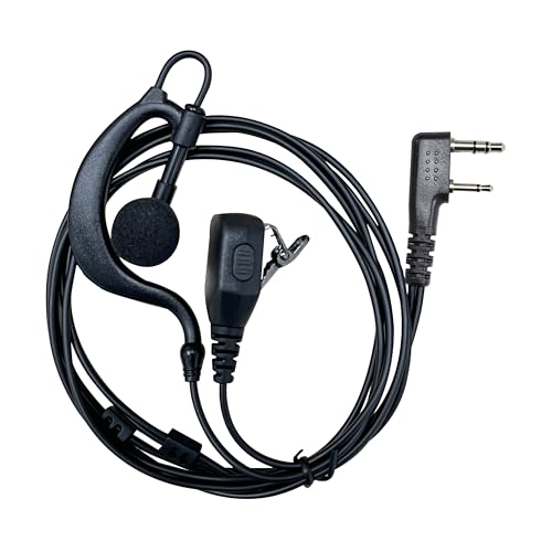 Auricular walkie talkie sin dolor de oreja gracias a sus almohadillas de esponja de 2 pines