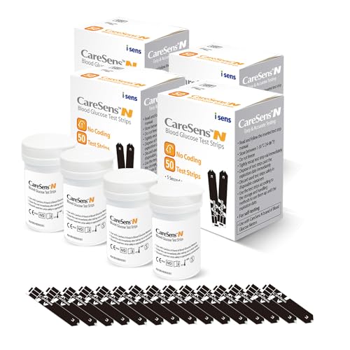 CareSens N Blood Glucose Test Strips (200 ct) - Only for CareSens N Family Meter Kits