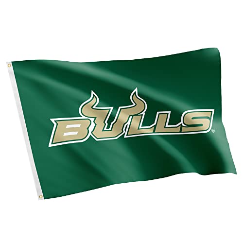 Desert Cactus University of South Florida USF Flag - 3 x 5 Feet Bulls Banner, Indoor/Outdoor Durable Fabric, 100% Polyester Design (Style 2)