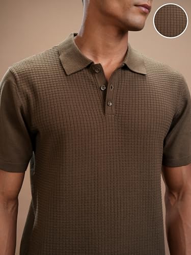Image of Highlander Men's Polo Tshirt | Flat Knit | Regular Fit | Polo T-Shirt for Man