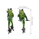 Zoom IMG-1 ifundom 2pezzi statua resina rana Zoom IMG-1 ifundom 2pezzi statua resina rana