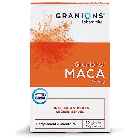 Granions Maca 375mg avec Zinc Cover