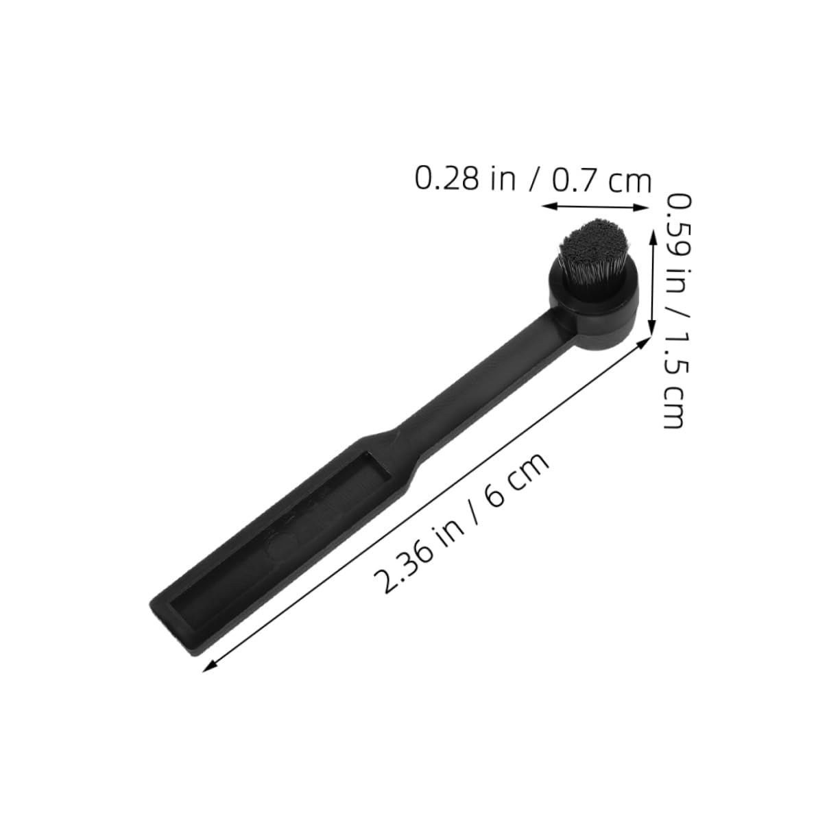 Balacoo 3pcs Static Vinyl Record Stylus Cleaning Brush for Turntable Needles Compact Design for Easy Storage Fit for All Record Players for Vinyl Lovers