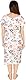 Utopia Care Krankenhauskleid, Patientenkleid, Florales Pfirsich, Large-X-Large