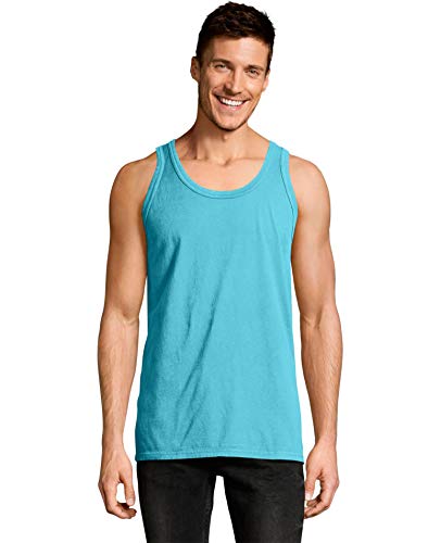 Image of Hanes Mens Originals Tri-Blend Tank Top, Lightweight Tanks for Men, Sleeveless Tank Shirt