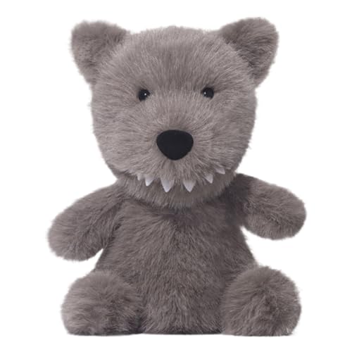 Personaggio naturale del lupo: l'eccellente lavorazione e le caratteristiche realistiche del lupo rendono questo simpatico peluche un compagno stressante. Regalo ideale per ragazze amanti della natura che apprezzano gli animali di peluche speciali.