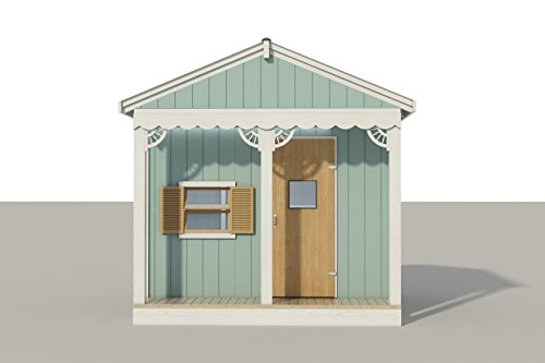 Kids Playhouse Plans Diy Micro Cottage Guest House Backyard Storage Shed 8' X 8' #TOP1