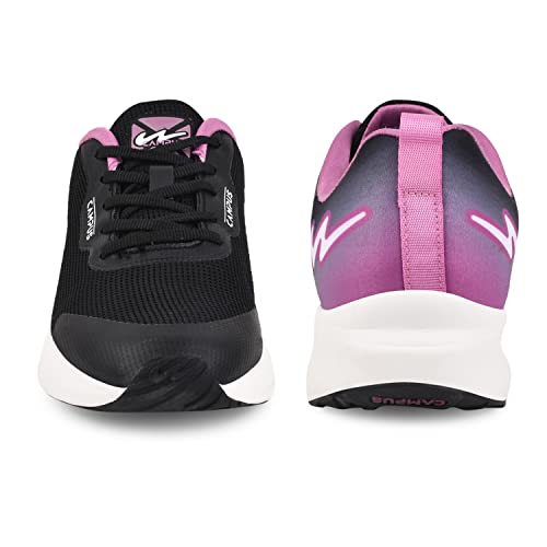 Image of Campus Women's NINO BLK /Voilet Running Shoes - 6UK /India 22L-140