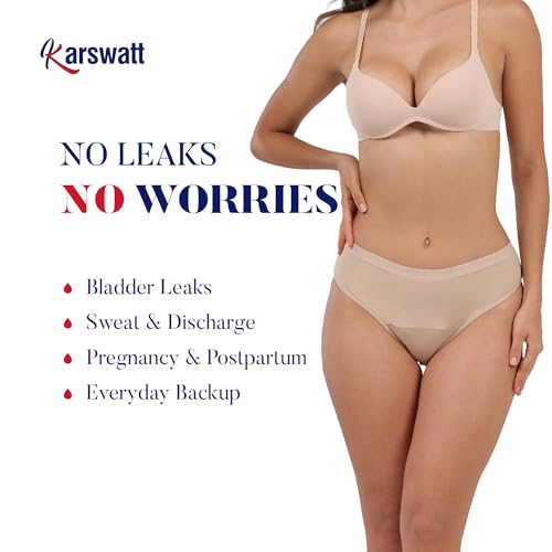 Image of Women Absorbent Incontinence Underwear Overnight Leak Proof Panties 3 Pack