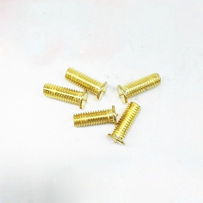 M6 M8 Brass Spot Welding Screw H62 Spots Welding Stud Screws Nail - (Size: M6 x30mm(4pcs))