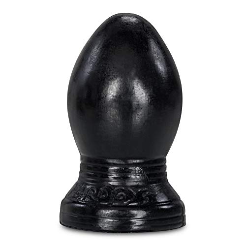Plug anal XXL PLU107 noir HardToys pour amateurs de sensations fortes