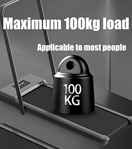 CANMALCHI elektrische loopbanden voor thuis, draagbare loopband, compacte opvouwbare loopmachine, 1-8 km/h instelbare snelheid, met lcd-scherm en afstandsbediening, 2,0 hp gelijkstroommotor - Afbeelding 4
